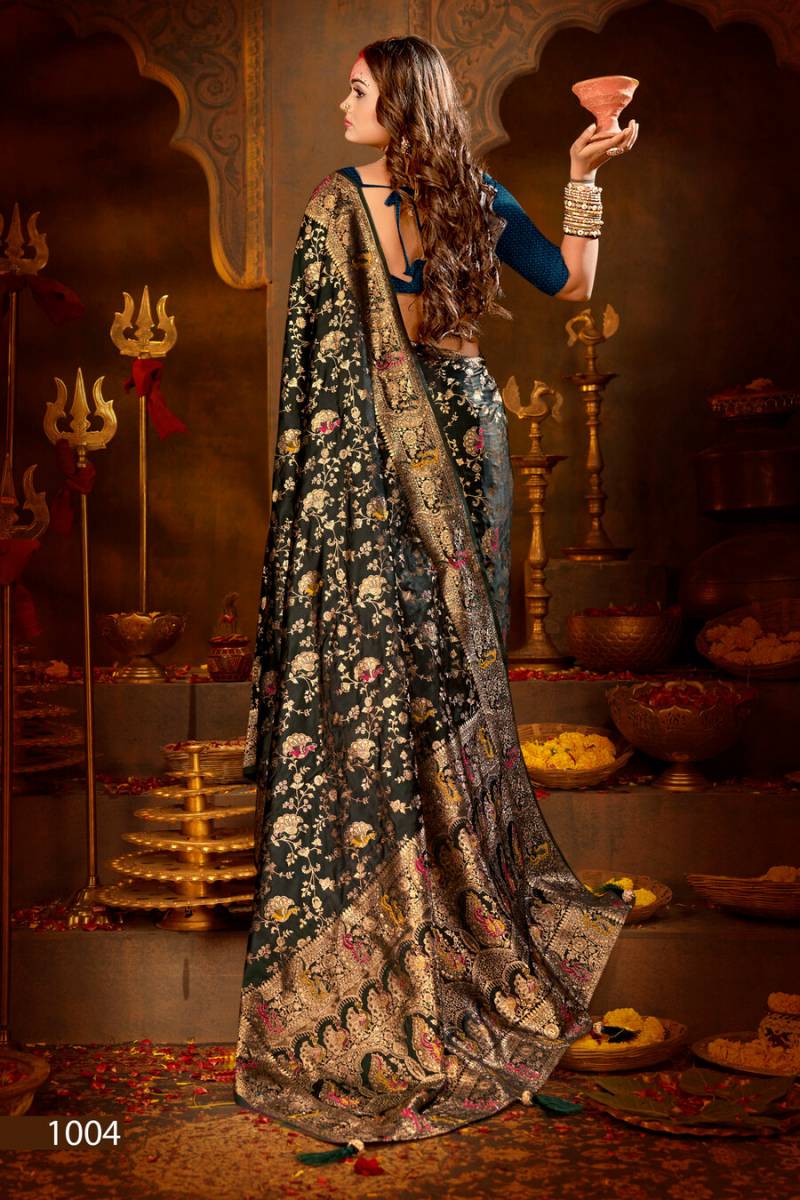 Saroj Shrinidhi Satin Saroski Vol 1 Satin Silk Saree Collection
