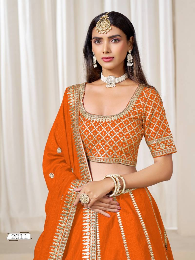 Mehvish Vol 21 Designer Silk Embroidered Lehenga Collection