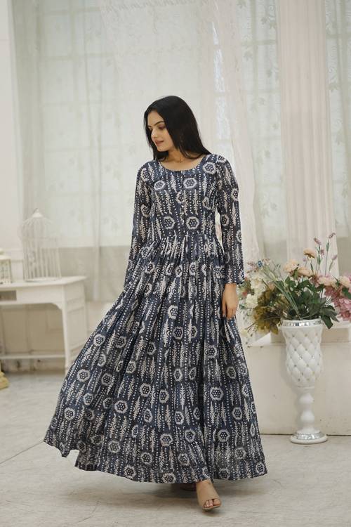 Aayaa Vol 19 Designer Georgette Readymade Gown Collection