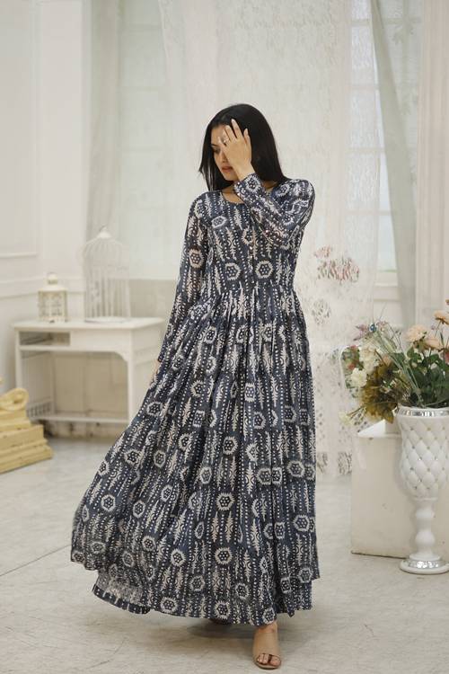 Aayaa Vol 19 Designer Georgette Readymade Gown Collection