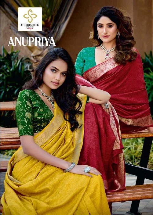 Shubh Shree Anupriya Tussar Silk Festive Wear Sarees