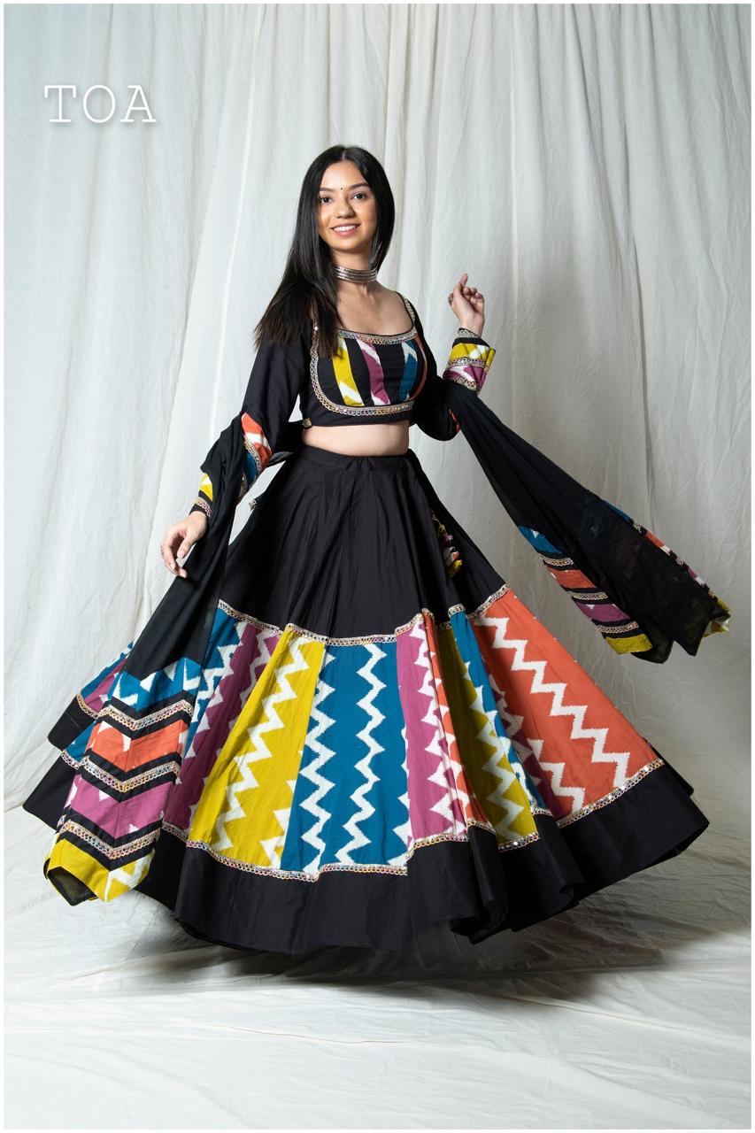 Scmd Leheriya Rayon Printed Lehenga Choli