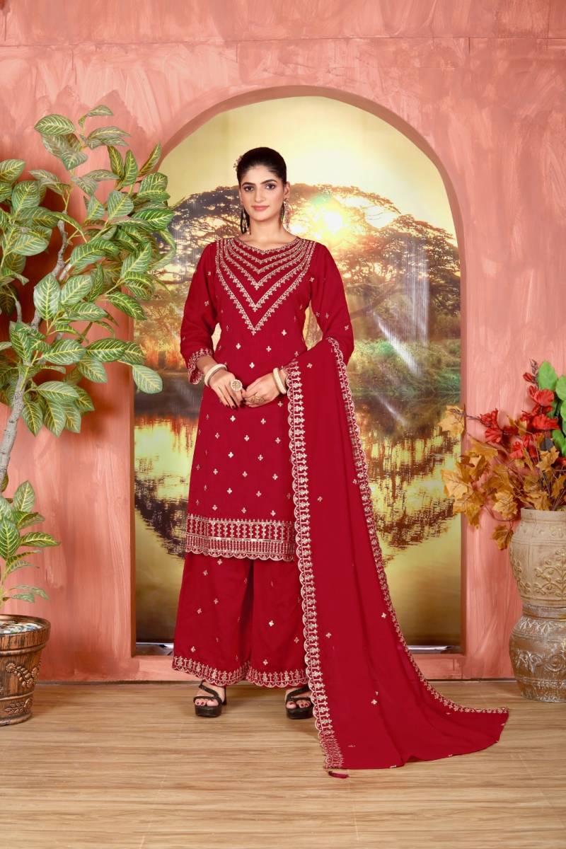 3101 A To D Vichitra Fancy Sharara Suits Collection