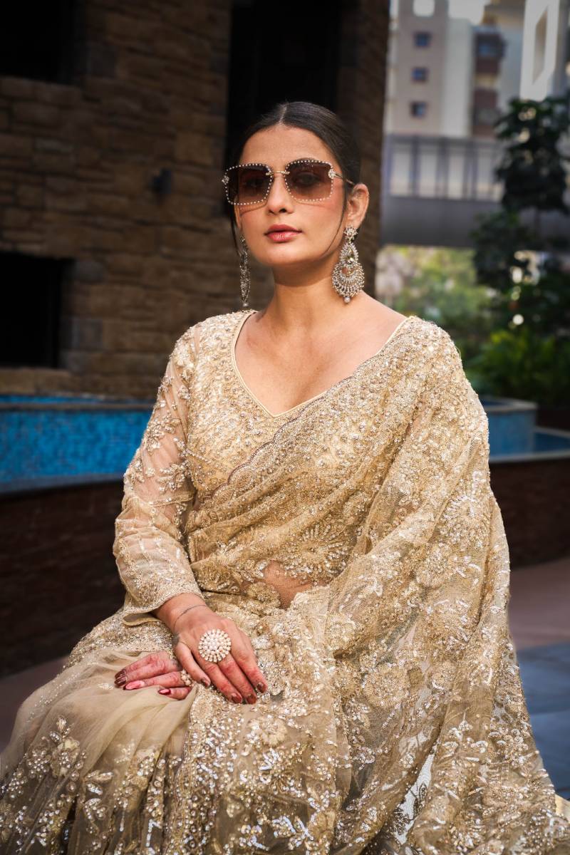 Kp 1011 And 1012 Designer Wedding Net Saree Collection