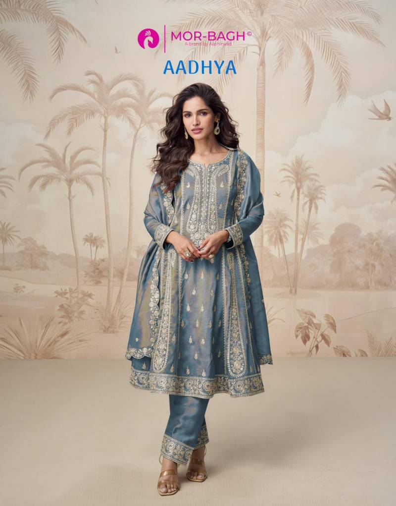 Aashirwad Mor Bagh Aadhya Shimmer Silk Readymade Collection