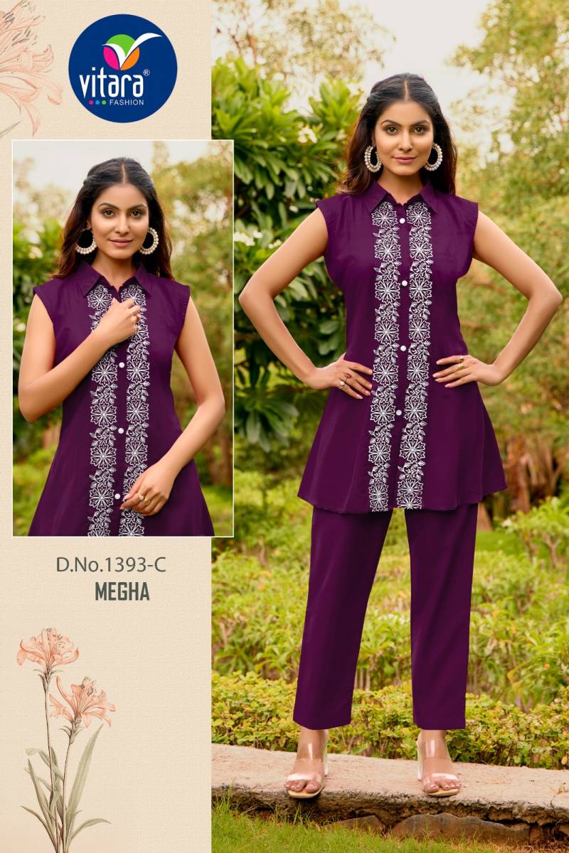 Vitara Megha Rangila Embroidered Co Ord Set Collection