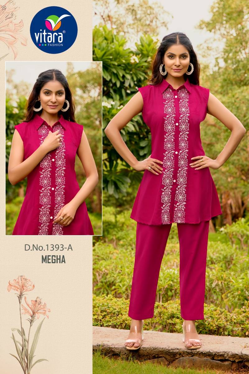 Vitara Megha Rangila Embroidered Co Ord Set Collection