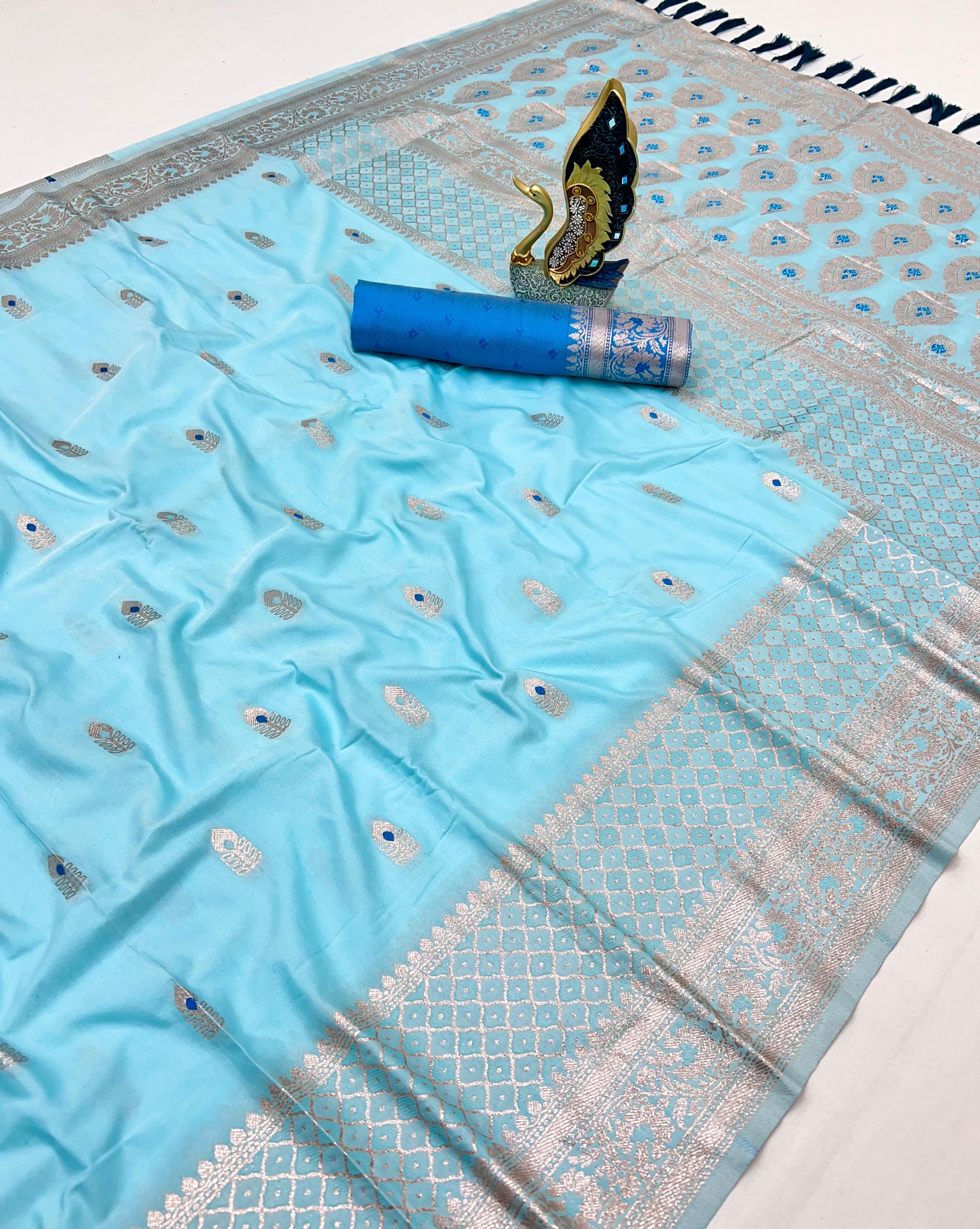 Lekha MN Laxmi Vol 4 Cotton Silk Banarasi Zari Meenakari Saree