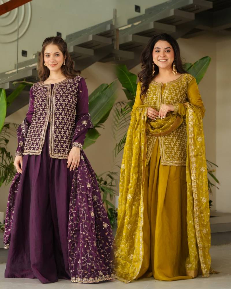 Lw 9247 Exclusive Designer Fendi Sharara Set With Dupatta Collection