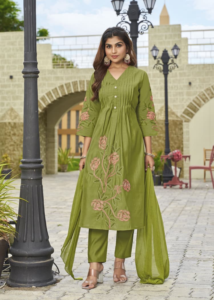 Ossm Festive Stories Vol 5 Roman Silk Readymade Collection