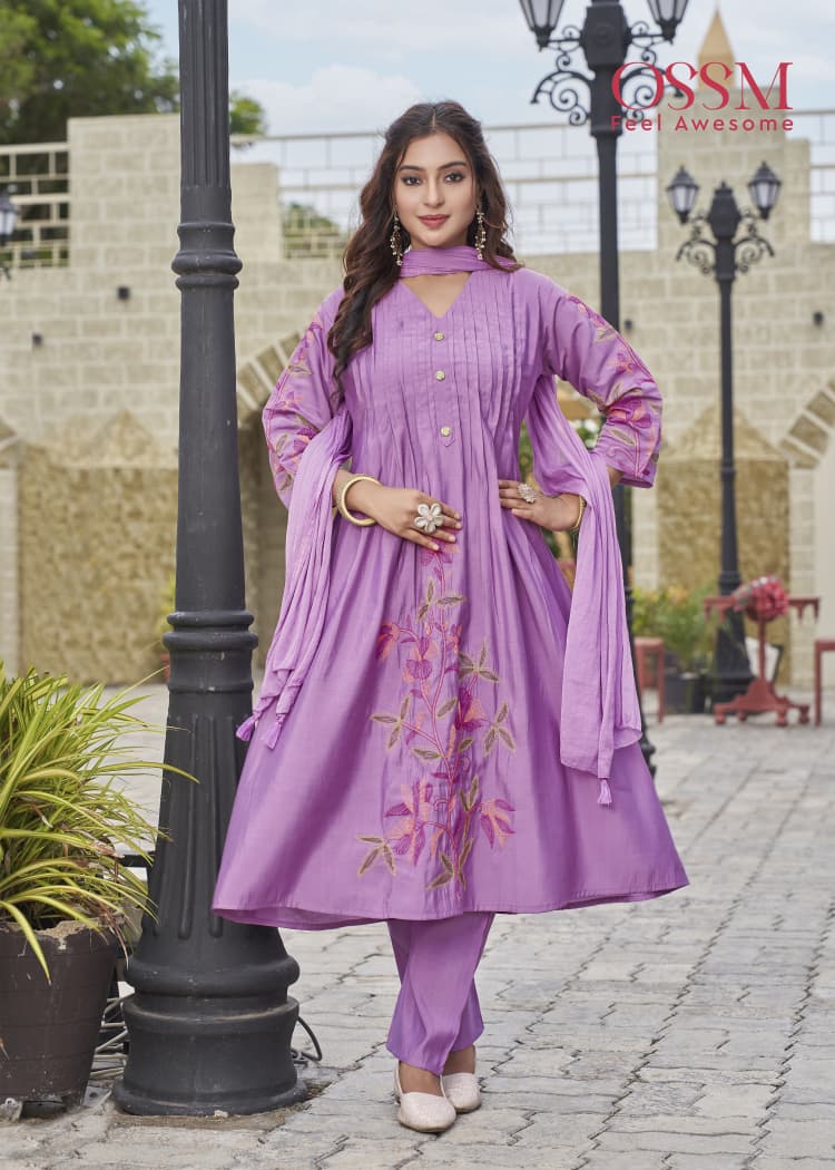 Ossm Festive Stories Vol 5 Roman Silk Readymade Collection