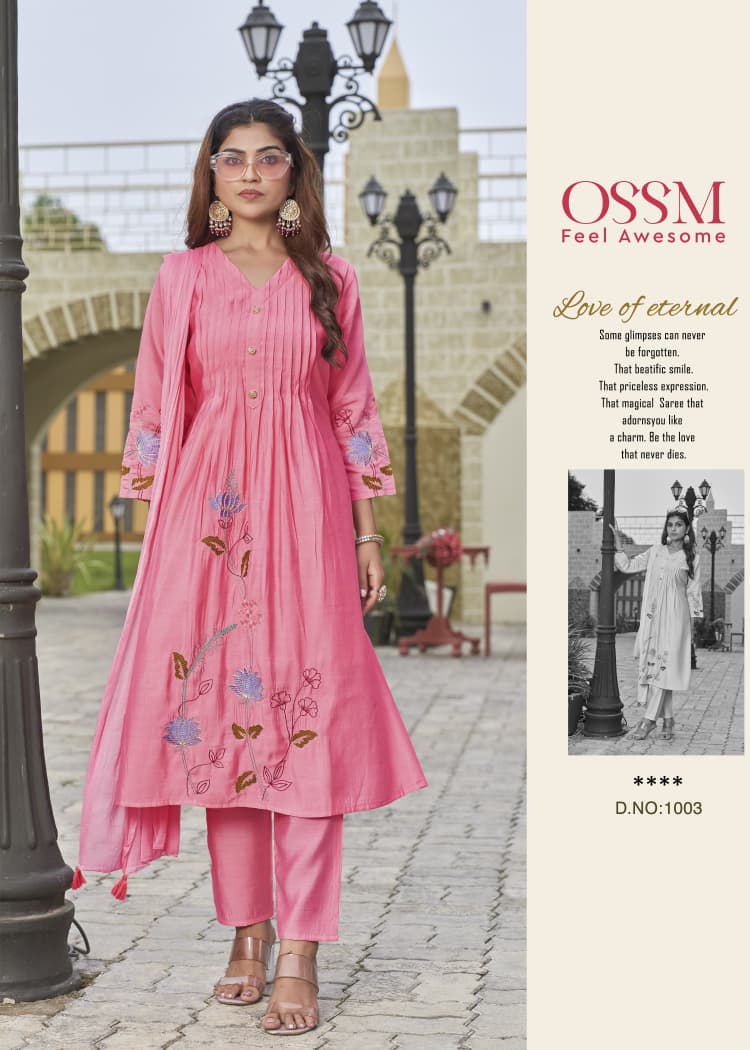 Ossm Festive Stories Vol 5 Roman Silk Readymade Collection