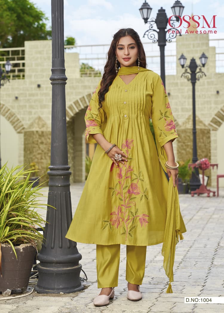 Ossm Festive Stories Vol 5 Roman Silk Readymade Collection