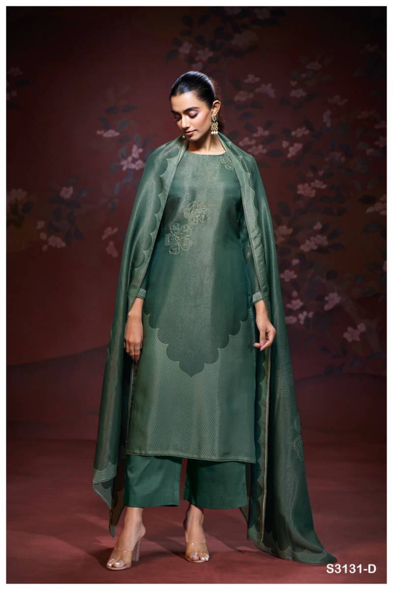 Ganga Sophia 3131 Bemberg Silk Salwar Suit Collection