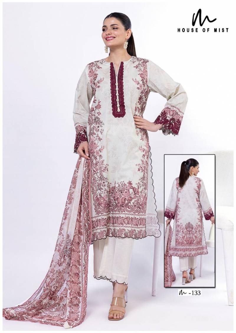 House Of Mist Ghazal Vol 14 Cotton Dress Material Collection
