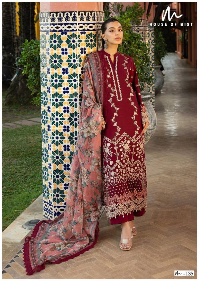 House Of Mist Ghazal Vol 14 Cotton Dress Material Collection