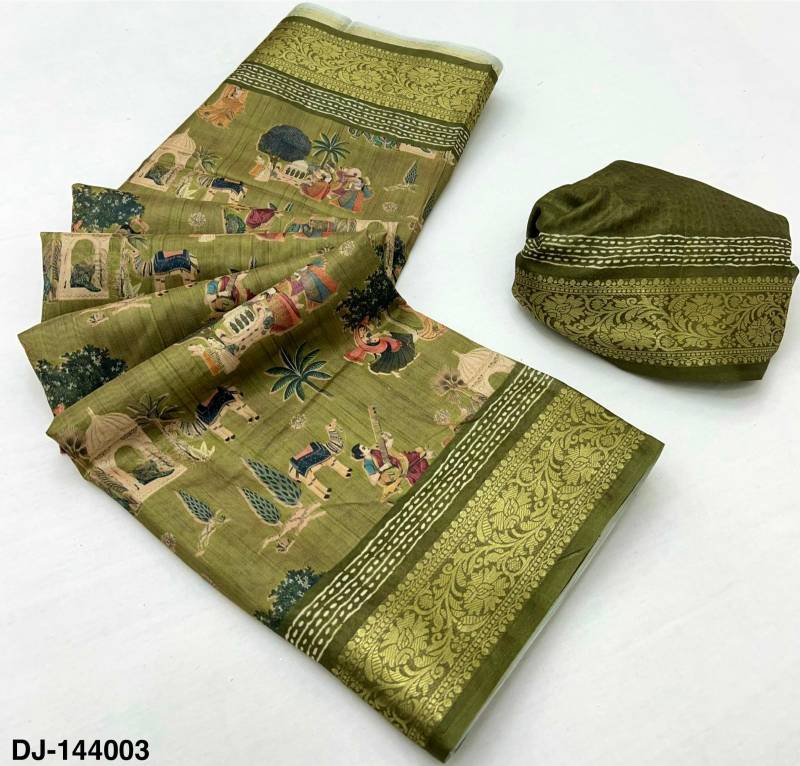 Rajyog Dola Jequard Vol 6 Silk Digital Printed Saree Collection