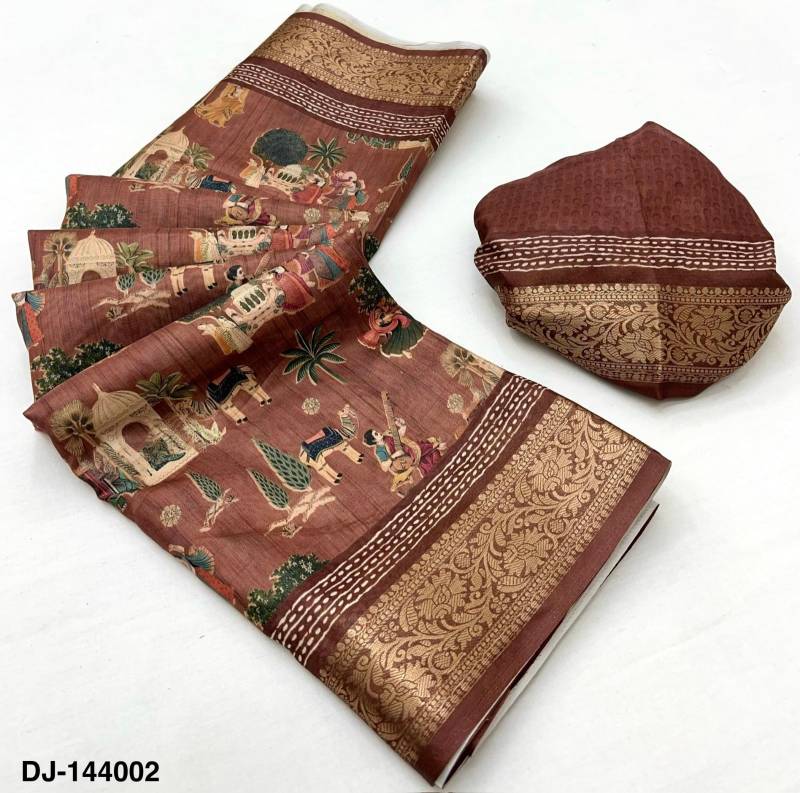 Rajyog Dola Jequard Vol 6 Silk Digital Printed Saree Collection