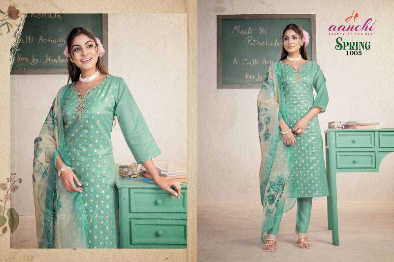 Aanchi Spring Fancy Readymade Kurti Set Collection
