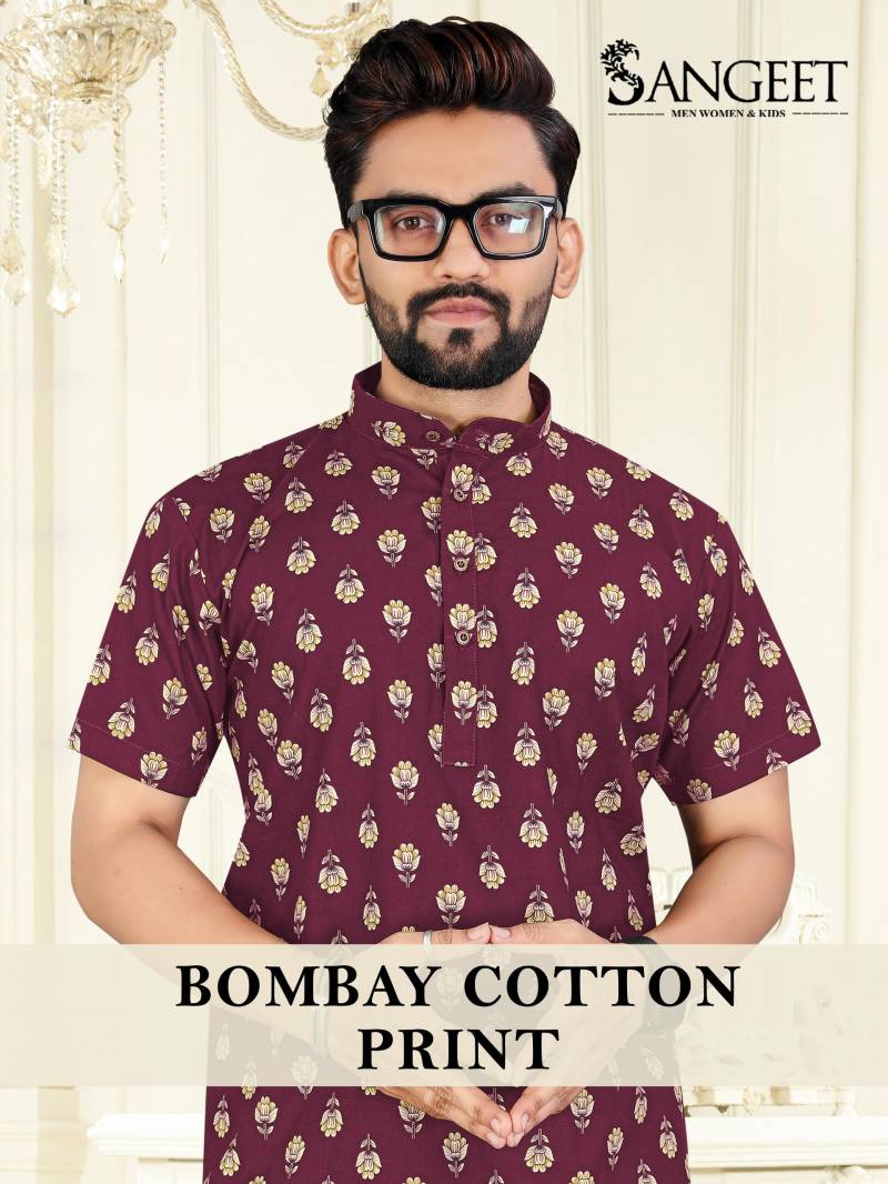 Sangeet Bombay Cotton Print Mens Shirts Collection