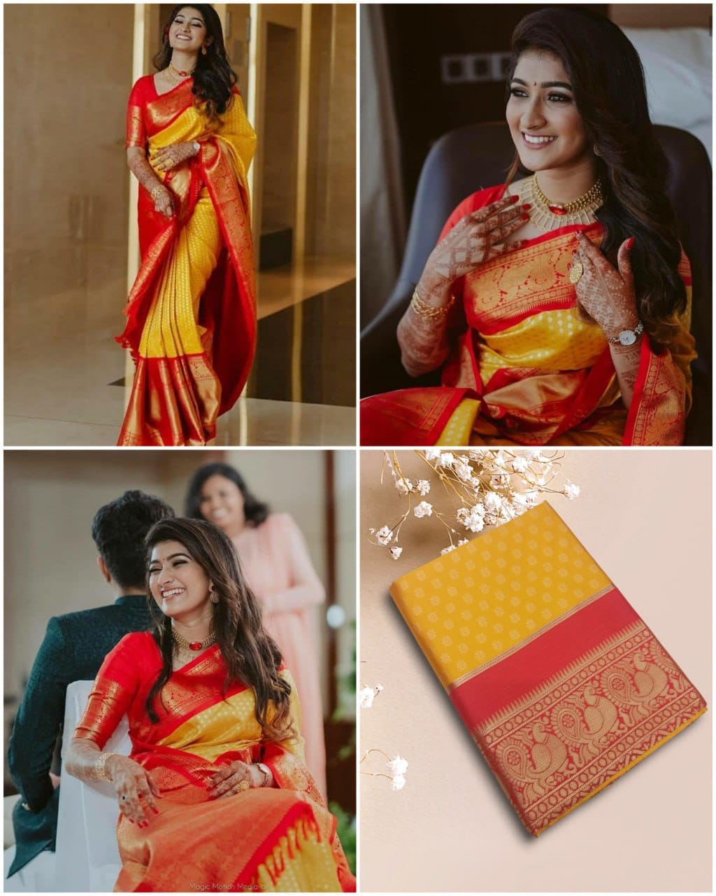 Sf 152 Soft Lichi Silk Jacuard Border Saree 