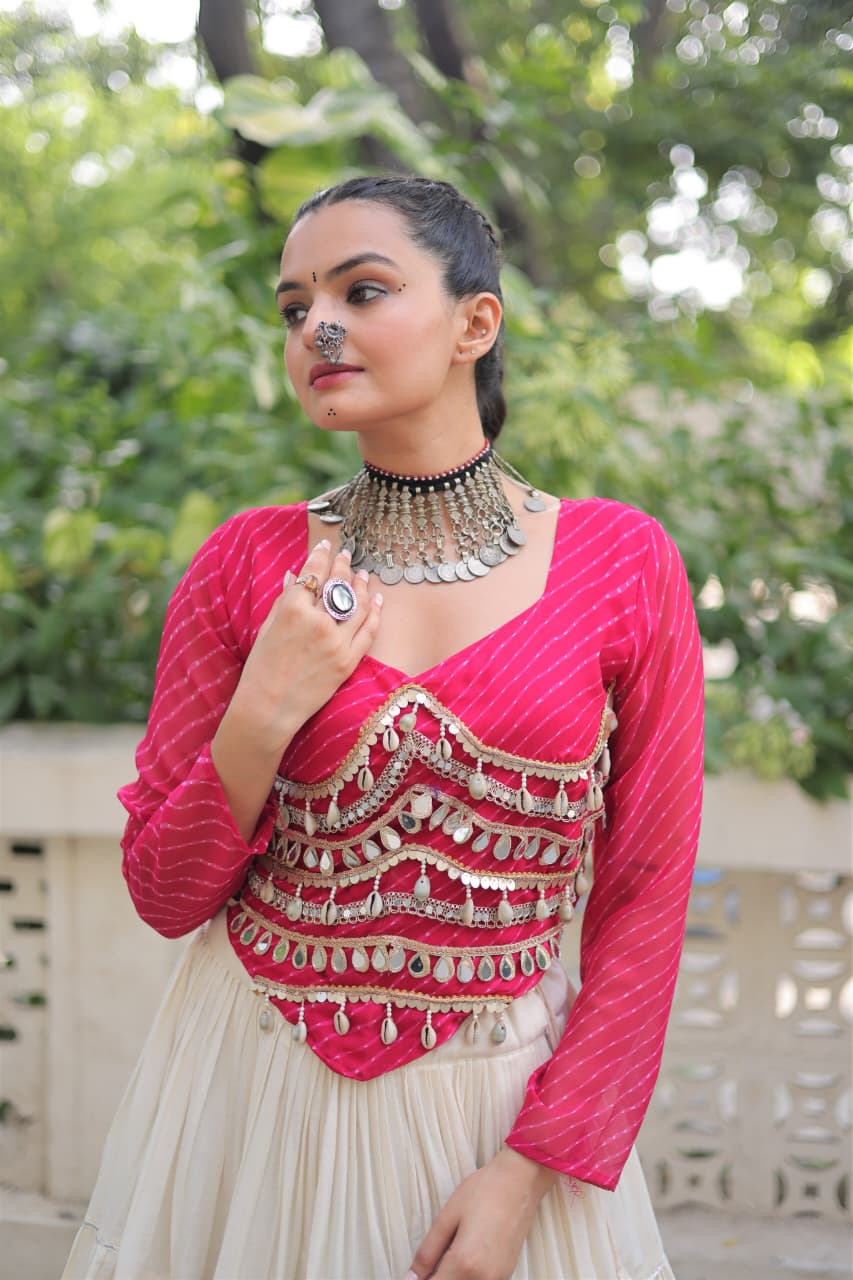 Lekha KA 5048 Kora Cotton Navratri Collection