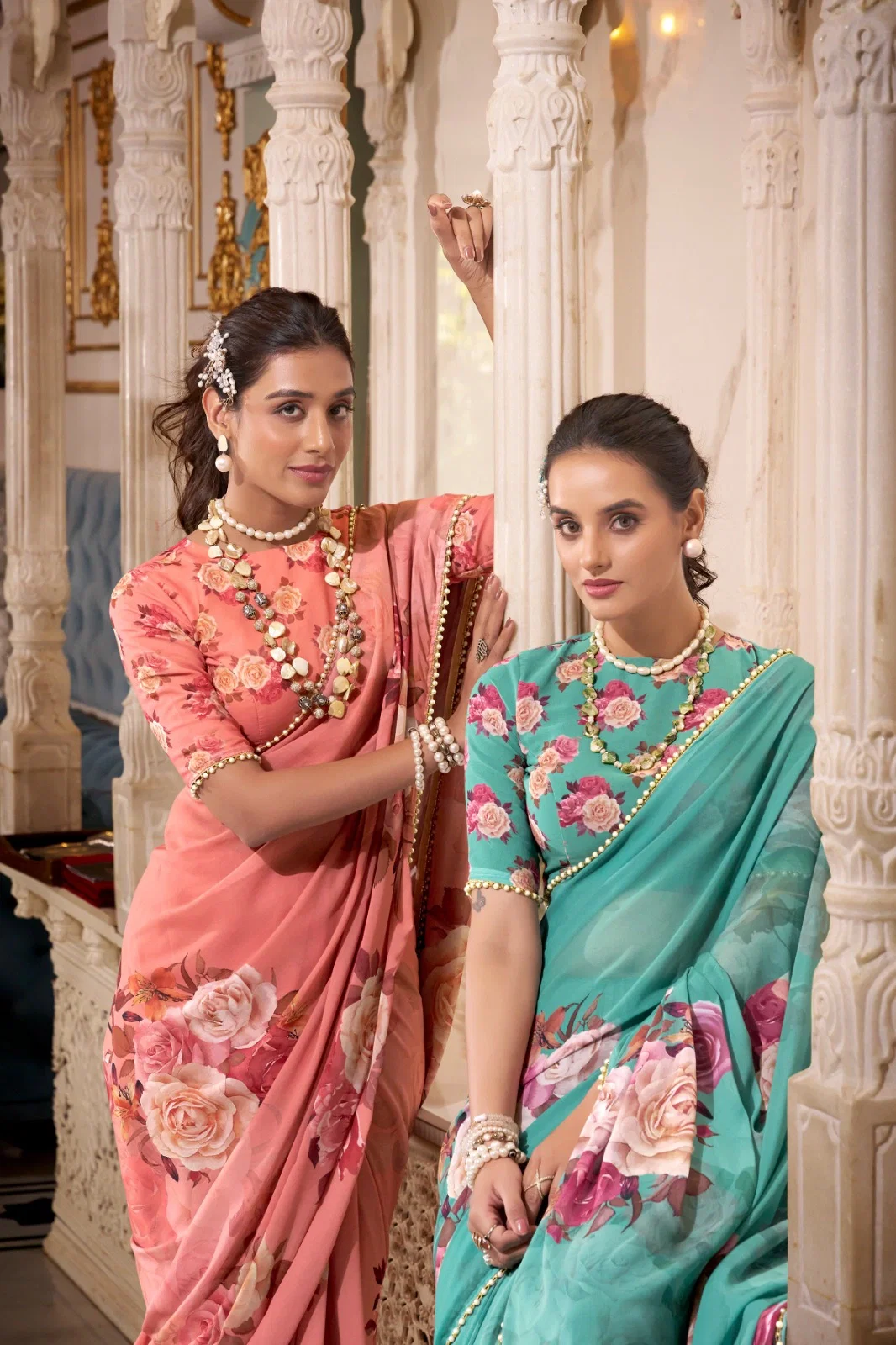 Lekha YF 7042 Designer Georgette Saree Collection