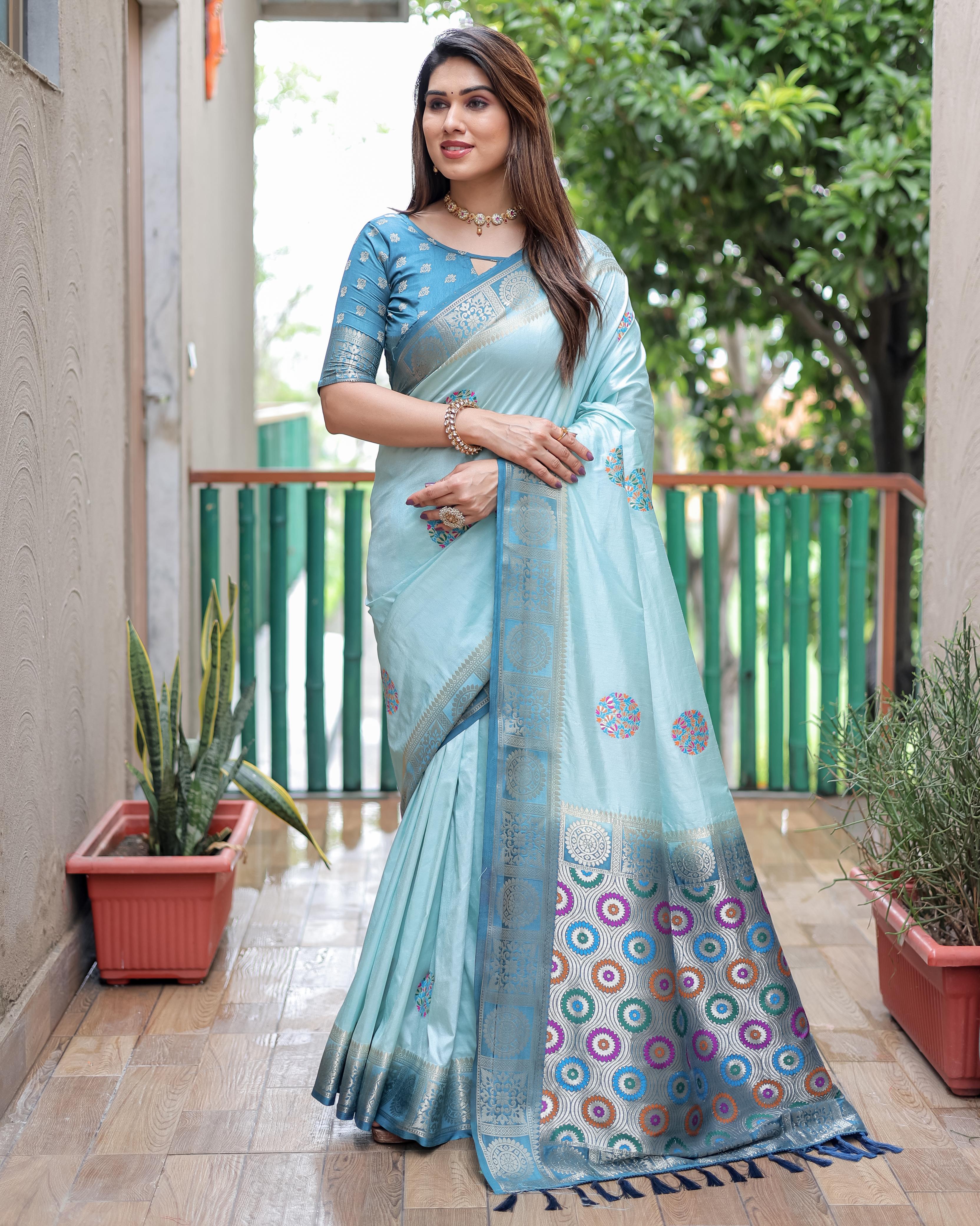 Lekha VC Kamalika Dola Silk All Over Butta Work Saree