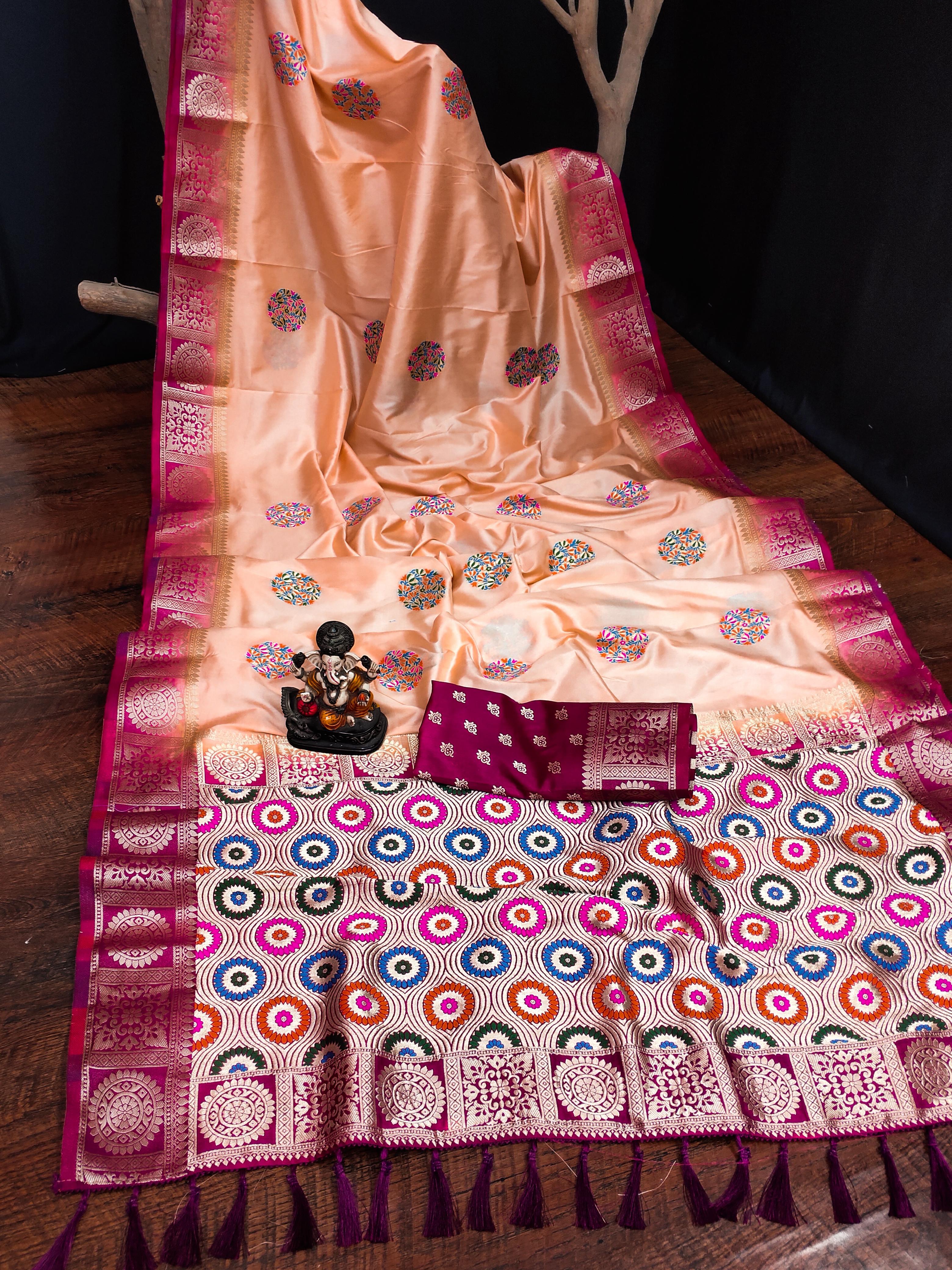 Lekha VC Kamalika Dola Silk All Over Butta Work Saree