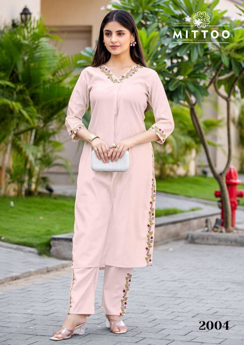 Mittoo Ansuya Gadhawal Stylish Kurti With Bottom Collection