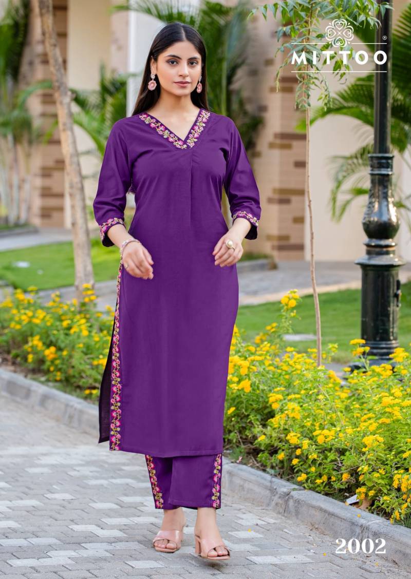 Mittoo Ansuya Gadhawal Stylish Kurti With Bottom Collection
