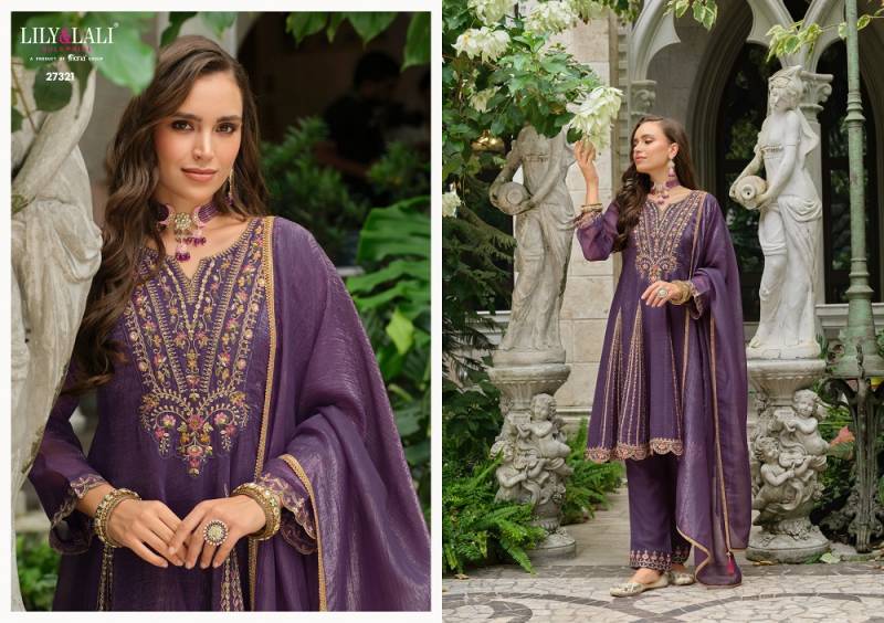 Lily And Lali Aasma Silk Embroidered Readymade Collection