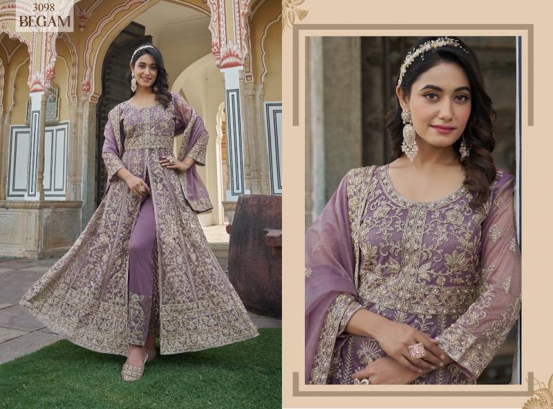 Senhora Begam Butterfly Net Work Fancy Indo Western Collection