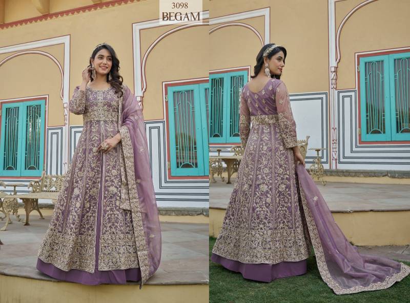 Senhora Begam Butterfly Net Work Fancy Indo Western Collection