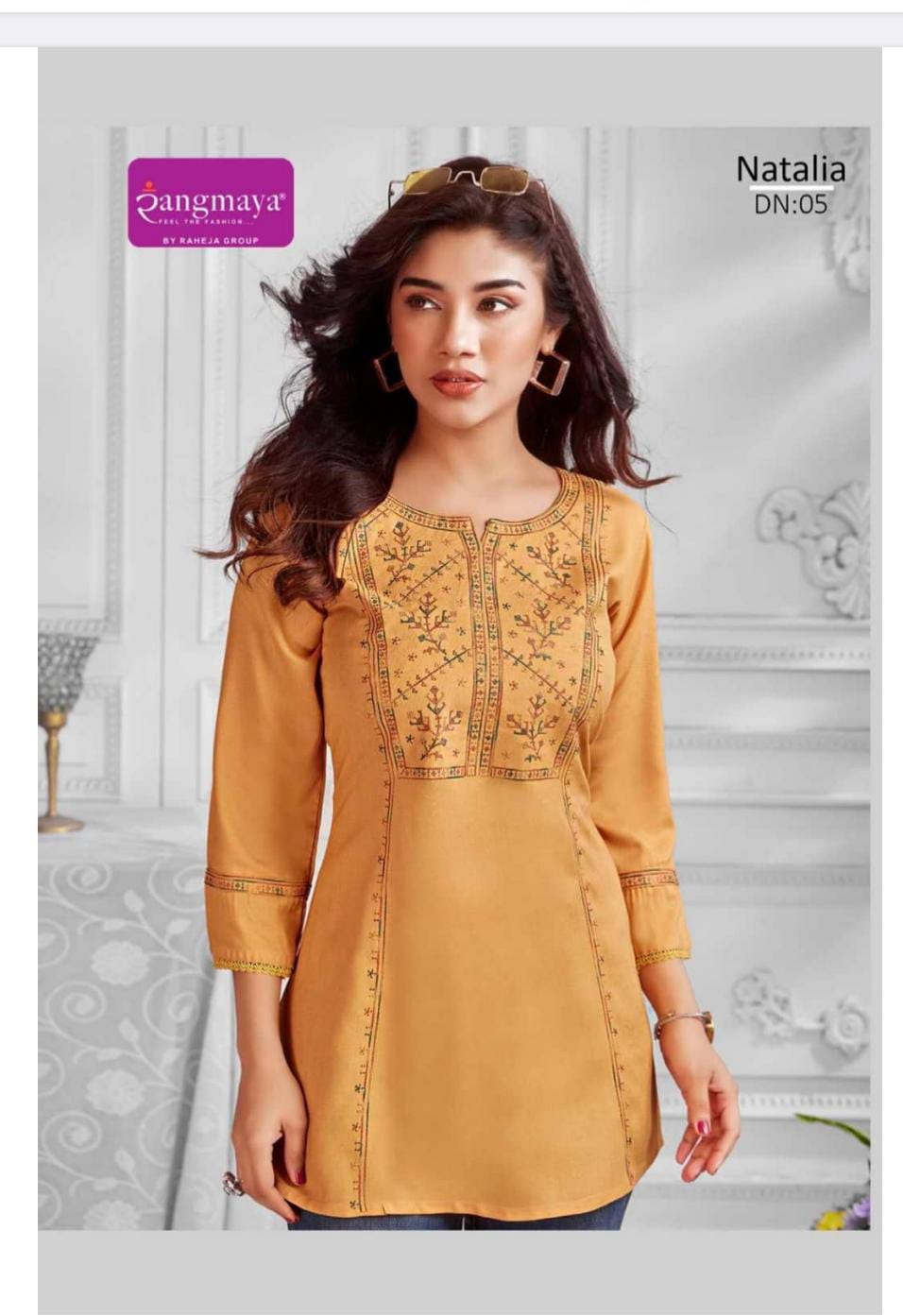 Rangmaya Natalia Rayon Short Tunic Collection