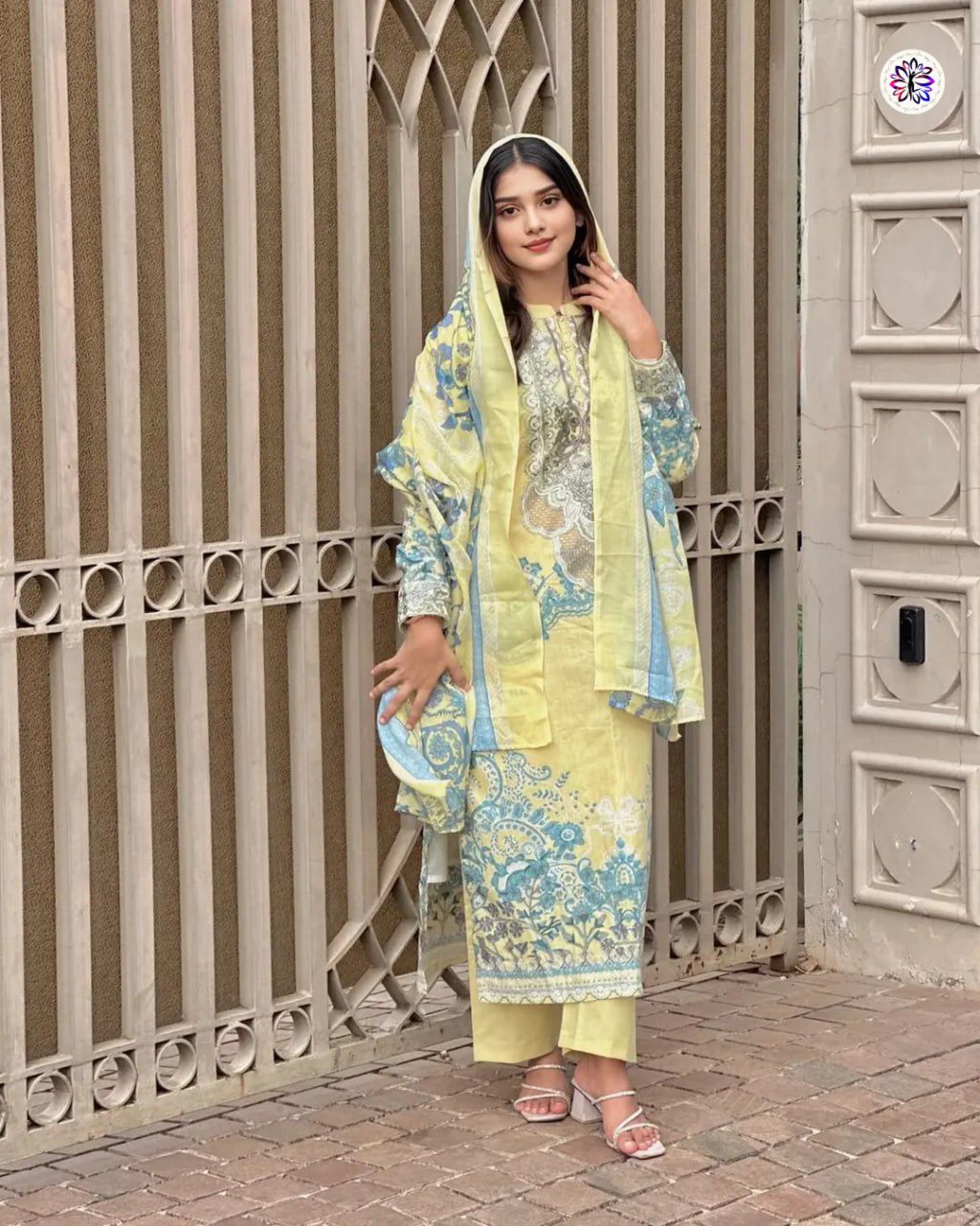 Lekha KL 1002 Muslin Cotton Digital Printed Dress Material
