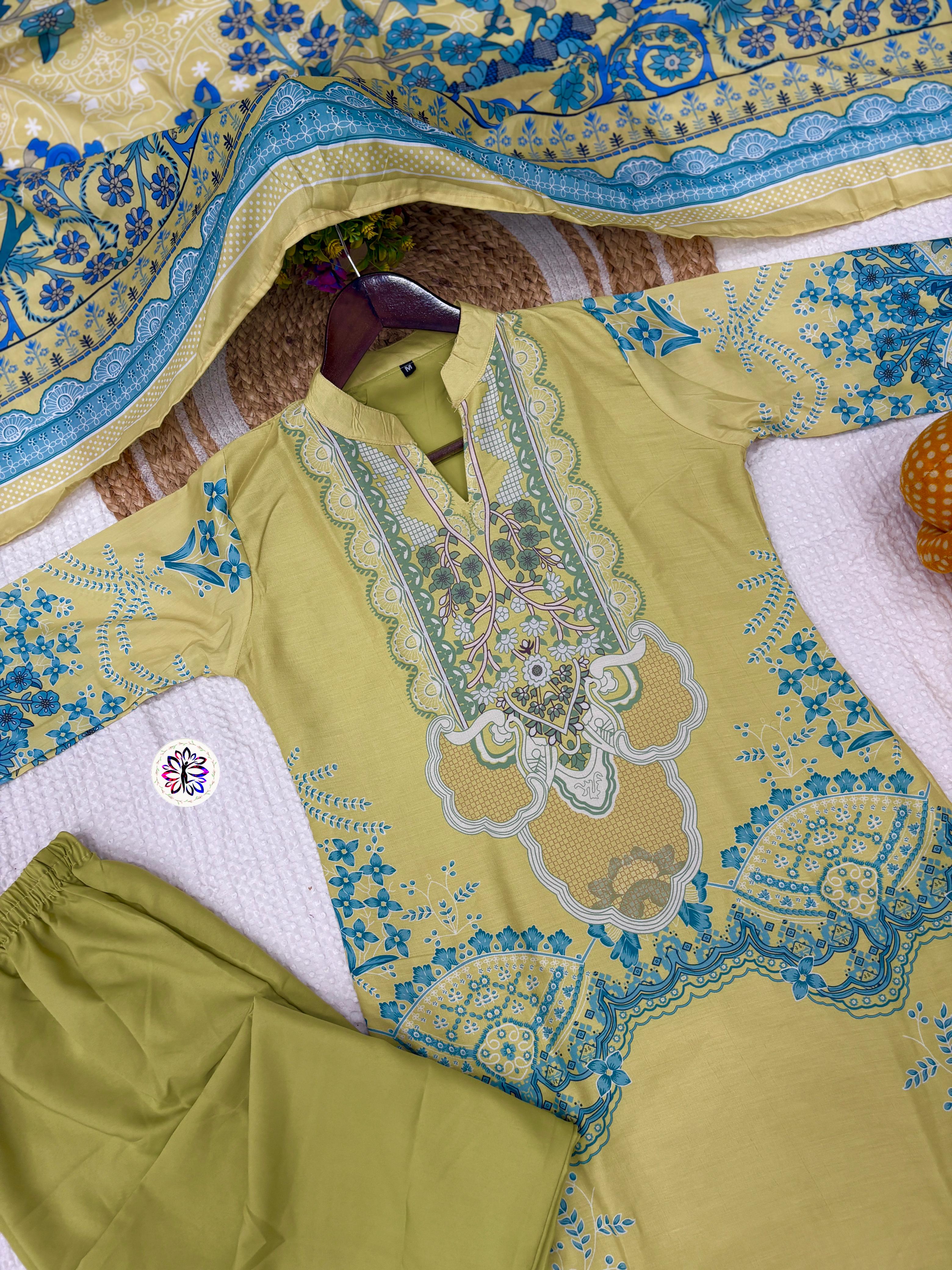 Lekha KL 1002 Muslin Cotton Digital Printed Dress Material