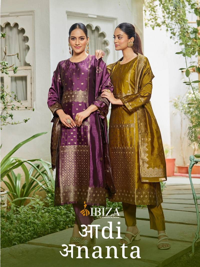 Ibiza Aadi Ananta Banglory Silk jacquard Salwar Suit
