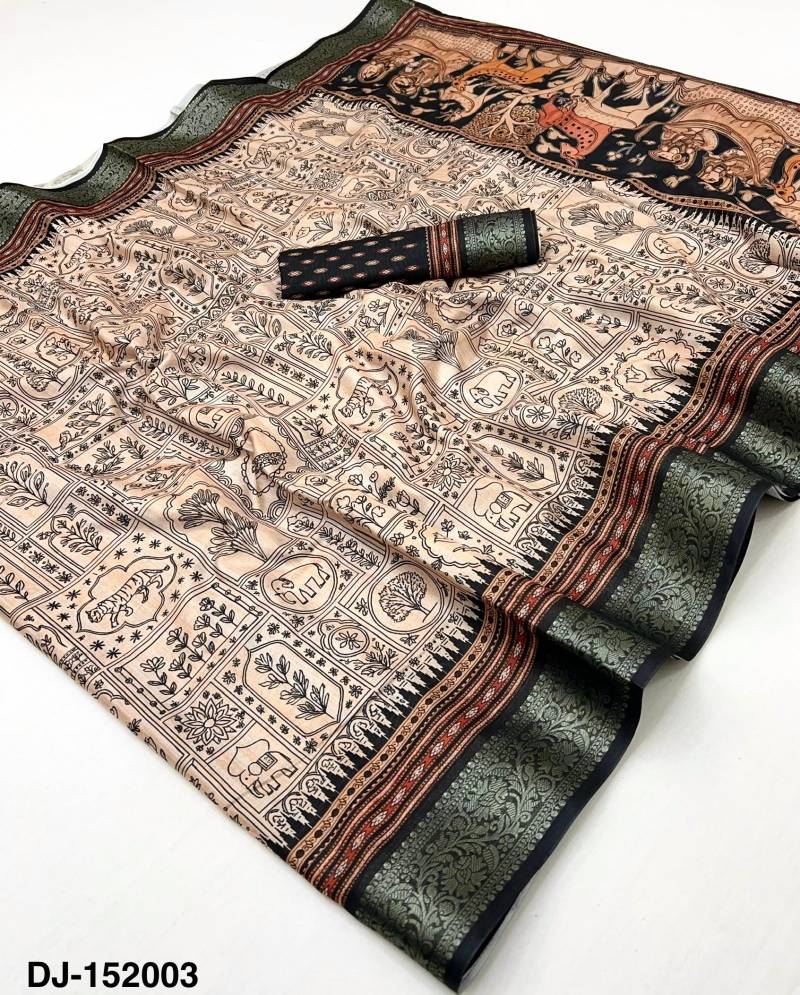 Rajyog Dola Jaquard Silk Digital Printed Saree Collection