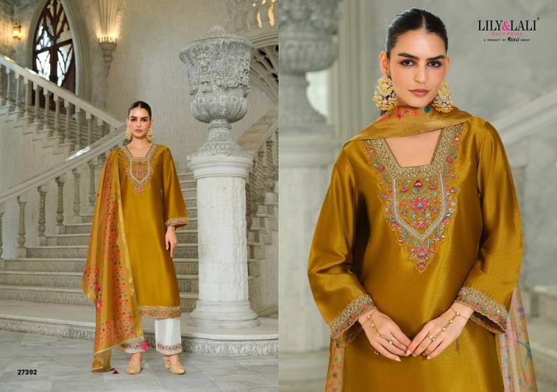 Lily And Lali Monica Silk Embroidered Readymade Collection