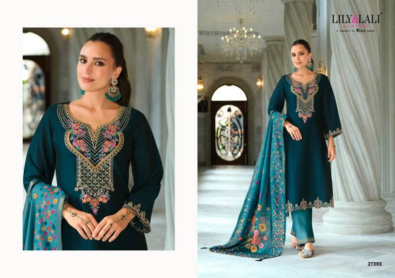 Lily And Lali Monica Silk Embroidered Readymade Collection