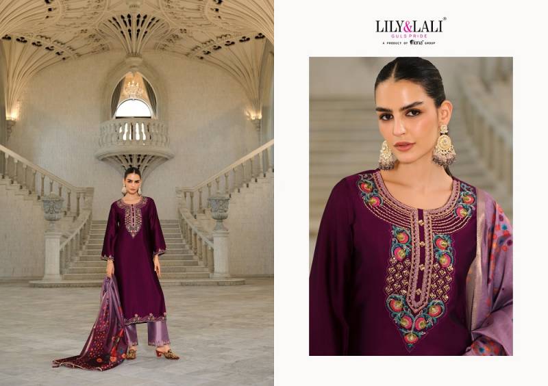 Lily And Lali Monica Silk Embroidered Readymade Collection