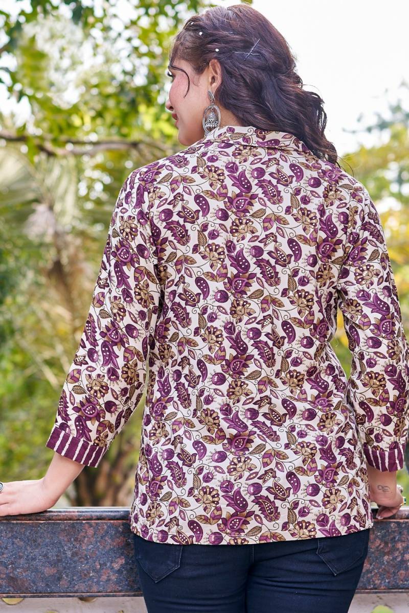 Ctz Mahavidya Rayon Printed Crop Top Collection