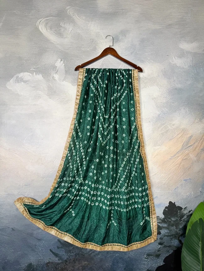 Lekha NK 4001 Bandhani Designer Silk Dupatta Collection