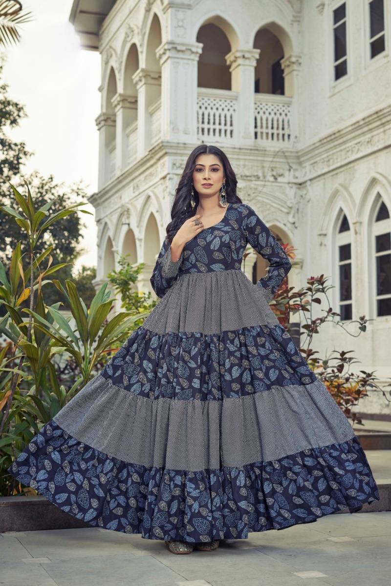 Ctz Indira Cotton Printed Gown Collection