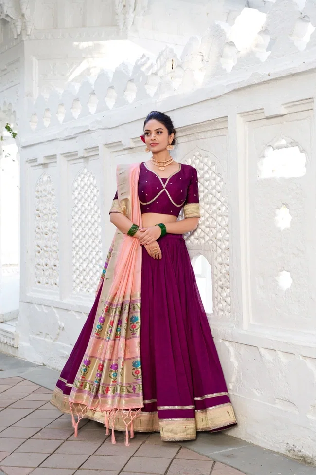 Lekha LN 2016 Violet Designer Lehenga Choli Collection