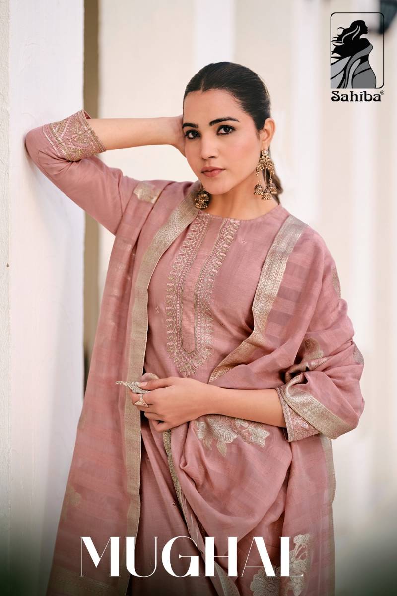 Sahiba Mughal Organza Embroidered Salwar Suit Collection