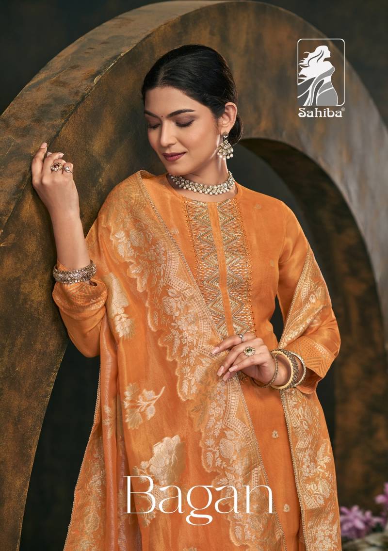Sahiba Bagan Shimmer Printed Salwar Kameez Collection