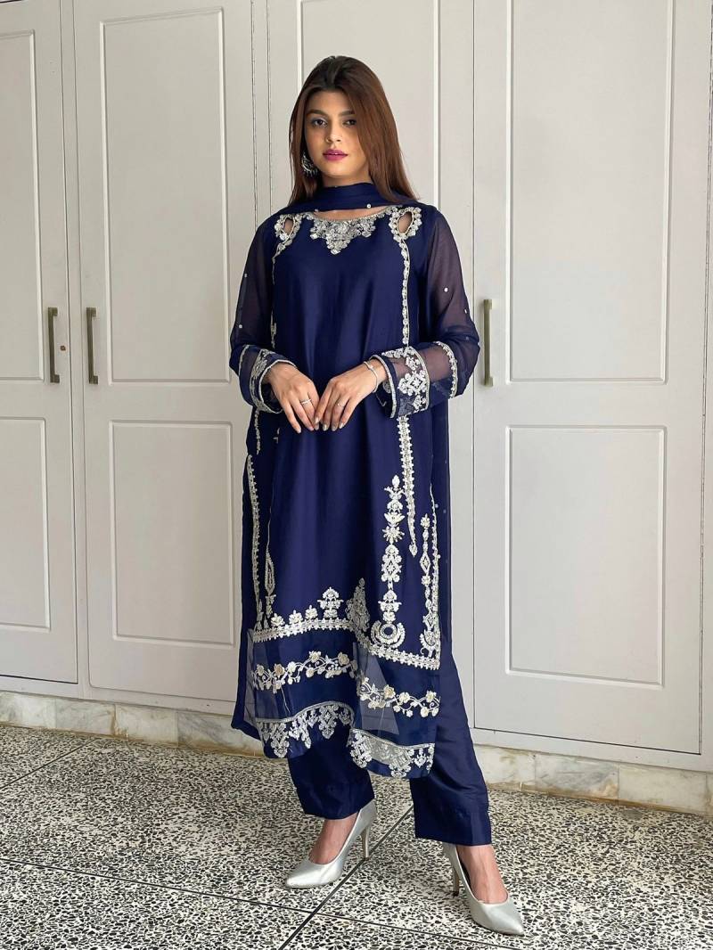 Ruhi Z 429 Faux Georgette Designer Suit Collection