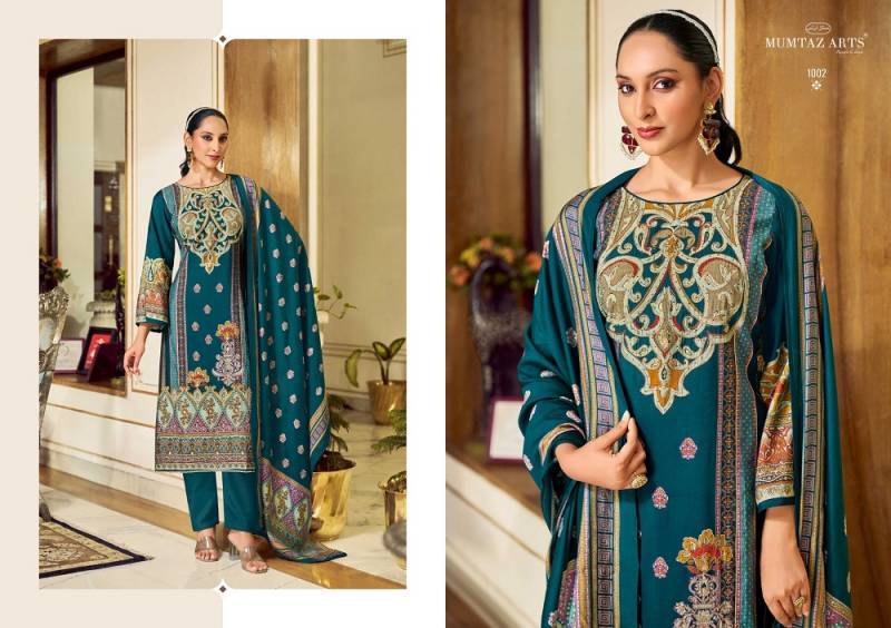 Mumtaz Mehr E Gul Modal Silk Printed Dress Material Collection